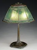 Linenfold Table Lamp by Tiffany Studios, sold Jun 2017