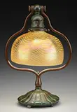 Damascene Desk Lamp by Tiffany Studios, sold Jun 2017