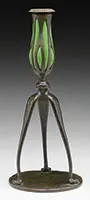 Blown-Out Candlestick by Tiffany Studios, sold Jun 2017