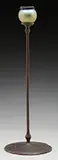 Bronze and Favrile Glass Candlestick by Tiffany Studios, sold Jun 2017