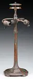 Bronze Stick Base by Tiffany Studios, sold Jun 2017