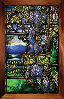 Tiffany Studios, Leaded Glass Wisteria Window