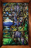 Leaded Glass Wisteria Window by Tiffany Studios, sold Jun 2017
