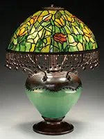 Tulip Table Lamp by Tiffany Studios, sold Jun 2017