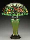 Pansy Table Lamp by Tiffany Studios, sold Jun 2017