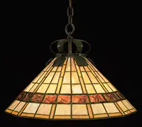 Turtleback Chandelier by Tiffany Studios, sold Jun 2017