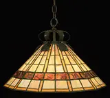 Turtleback Chandelier by Tiffany Studios, sold Jun 2017
