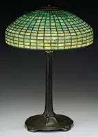 Geometric Table Lamp by Tiffany Studios, sold Jun 2017