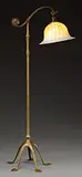 /Quezal Counterbalance Floor Lamp by Tiffany Studios, sold Jun 2017