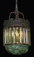 Turtleback Prism Hanger by Tiffany Studios, sold Jun 2017