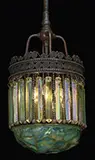 Turtleback Prism Hanger by Tiffany Studios, sold Jun 2017