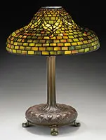 Waved Ribbon Table Lamp by Tiffany Studios, sold Jun 2017