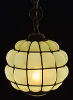 Blown-Out Hanging Globe by Tiffany Studios, sold Jun 2017
