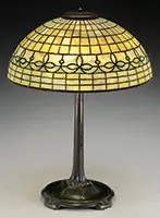 Fleur-De-Lis Table Lamp by Tiffany Studios, sold Jun 2017