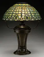 Fleur-De-Lis Table Lamp by Tiffany Studios, sold Jun 2017