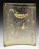 Cameo and Enamel Ashtray by Galle, sold Jun 2017