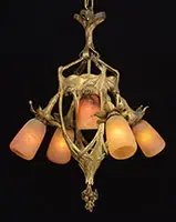 Chandelier by Daum, sold Jun 2017