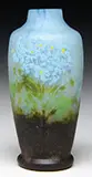 Padded and Carved Floral Vase by Daum, sold Jun 2017