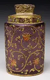 Cameo and Enamel Covered Jar by Daum, sold Jun 2017