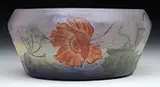 Padded and Wheel Carved Bowl by Daum, sold Jun 2017