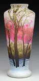 Fire and Ice Cameo Vase by Daum, sold Jun 2017
