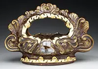 Faience Handled Bowl by Galle, sold Jun 2017