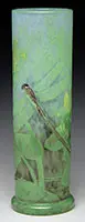 Daum, Dragonfly Cameo Vase