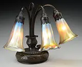 3-Light Lily Lamp by Tiffany Studios, sold Jun 2017