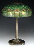Swirling Leaf Table Lamp by Tiffany Studios, sold Jun 2017