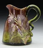 Cameo and Enameled Creamer by Galle, sold Jun 2017