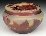 Cameo Covered Box by Galle, sold Jun 2017