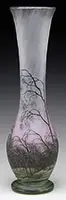 Daum, Rain Scene Vase