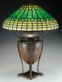 Jeweled Feather Table Lamp by Tiffany Studios, sold Jun 2017