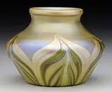 Decorated Favrile Vase by Tiffany Studios, sold Jun 2017