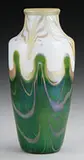 Green Aurene Vase by Alexander Joseph von Steuben, sold Jun 2017