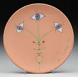 Jean Cocteau, Limited Edition Art Pottery Charger