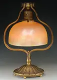Tiffany Studios, Damascene Desk Lamp