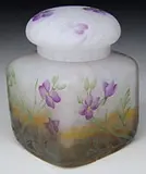 Daum, Cameo and Enameled Inkwell