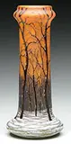 Daum, Winter Scene Vase