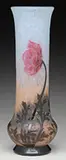 Daum, Padded and Wheel Carved Cameo Vase