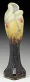 Daum, Cameo and Enameled Organic Form Vase