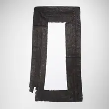 Robert Overby, South Door, Third Floor, August 4, 1971, 1971, latex rubber, plaster, paint, burnt wood