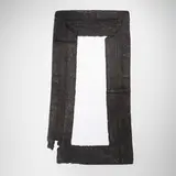 Robert Overby, South Door, Third Floor, August 4, 1971, 1971, latex rubber, plaster, paint, burnt wood