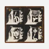 Wallace Berman, Untitled, c. 1965, Verifax collage on board in artist's frame