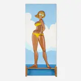 Leo Jensen, Souvenir, 1965, oil on wood construction