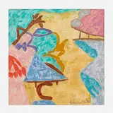 Leonard Edmondson, Balance, 1990, oil on canvas