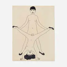 John Wesley, Untitled, 1969, ink on paper