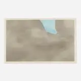 Joe Goode, Untitled (Torn Sky), 1973, watercolor on paper