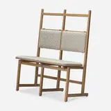 Neri & Hu, Shaker bench, model 763SB, 2015, upholstery, leather, oxidized oak