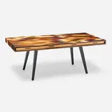 Johannes Hock, Desk, 2012, marquetry, bronze, ebony